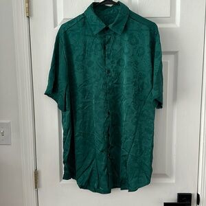 Silky floral short set